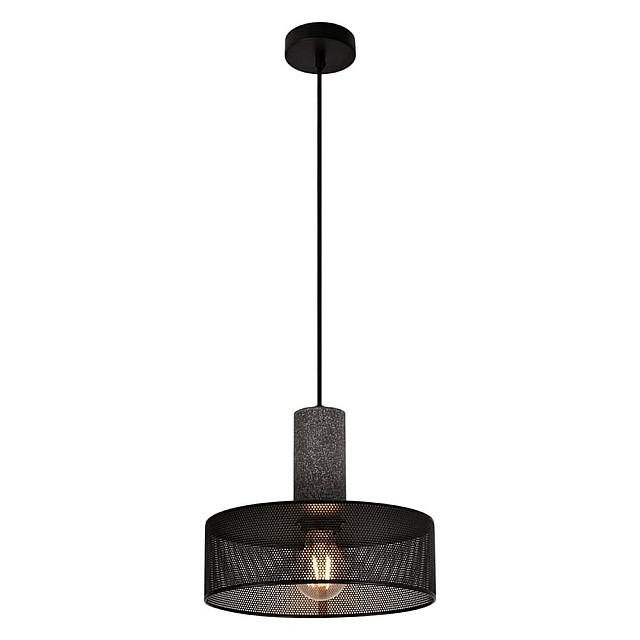 Светильник подвесной TruEnergy Modern 21407 под лампу E27 120*260 мм цилиндрический серый