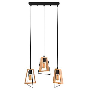 Светильник подвесной TruEnergy 21481 под лампы 3*E27 металл+дерево