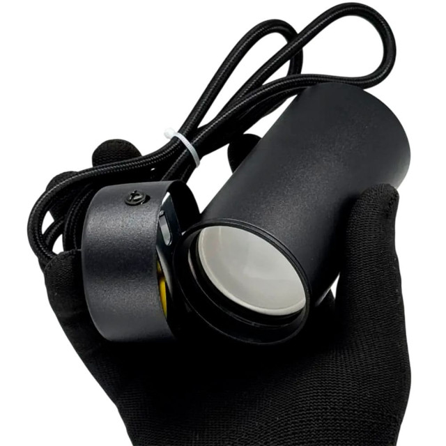 Светильник подвесной TruEnergy Modern 21328 под лампу с цоколем GU10 55*100 мм алюминий черный