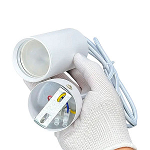 Светильник подвесной TruEnergy Modern 21329 под лампу с цоколем GU10 55*100 мм алюминий белый