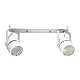 Светильник накладной TruEnergy Focus 21354 двойной поворотный спот под лампы 2*GU10 металл белый