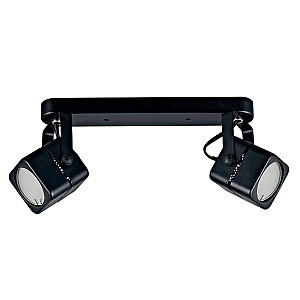 Светильник накладной TruEnergy Focus 21355 двойной поворотный спот под лампы 2*GU10 металл черный
