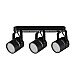 Светильник накладной TruEnergy Focus 21356 поворотный спот под лампы 3*GU10 металл черный
