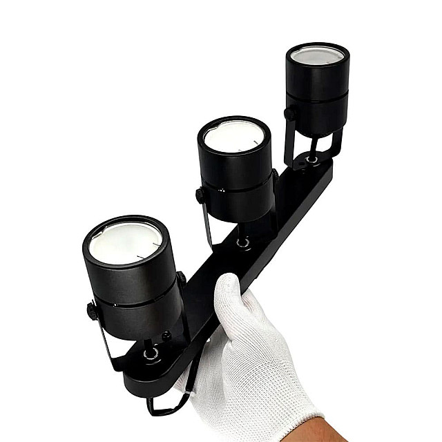 Светильник накладной TruEnergy Focus 21356 поворотный спот под лампы 3*GU10 металл черный