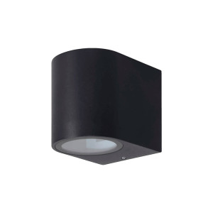 Светильник TruEnergy Park 26007 фасадный под лампу с цоколем GU10 76*68*80 мм IP54 алюминий черный