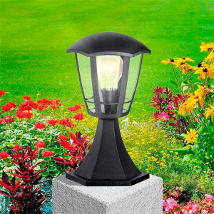 Светильник Элект НТУ 07-60-003 У1 Валенсия 1 садово-парковый черный