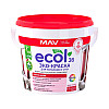 ЭКО-Краска MAV Ecol 36 для потолков и стен снежно-белая матовая 1 л