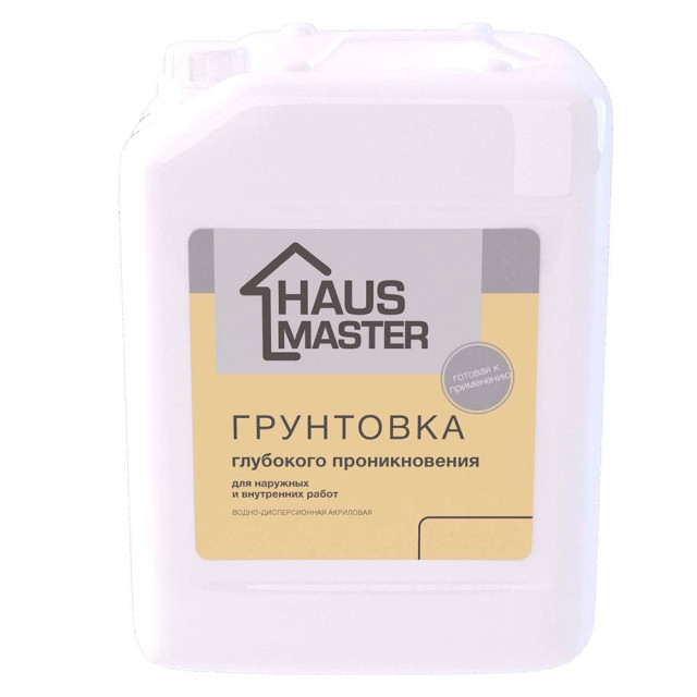 Грунтовка MAV Haus Master глубокого проникновения бесцветная 5 л Грунтовка MAV Haus Master глубокого проникновения бесцветная 5 л