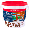 Краска MAV Brava Acryl 35D для окон и дверей профессиональная белая полуматовая 3 л