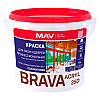 Краска MAV Brava Acryl 35D для окон и дверей профессиональная база D полуматовая 1 л