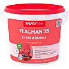 Краска MAV Flagman 35 кухня и ванная белая матовая 11 л