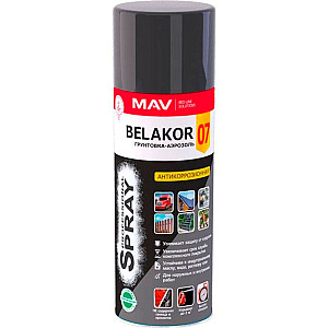 Грунтовка-аэрозоль MAV Belakor 07 алкидная антикоррозионная черная 520 мл