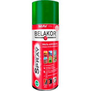 Эмаль-аэрозоль MAV Belakor 17 алкидная RAL6029 мятно-зеленый глянцевая 520 мл