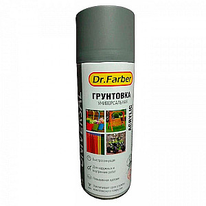 Грунтовка-аэрозоль MAV Dr.Farber 12187-270 акриловая универсальная серая 520 мл