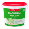 Краска MAV Flagman 34 интерьерная белая матовая 1 л