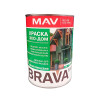 Краска MAV Brava Эко-Дом белая полуглянцевая 0.9 л