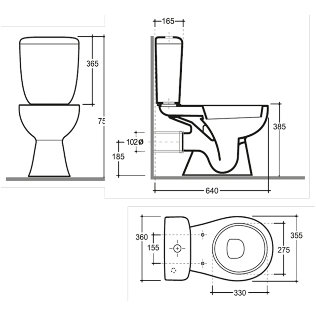 Унитаз-компакт Керамин Позитано МС Инкоэр-Б1 белый