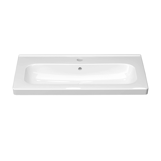 Умывальник Керамин Эридан 80 керамический с отверстием белый с1