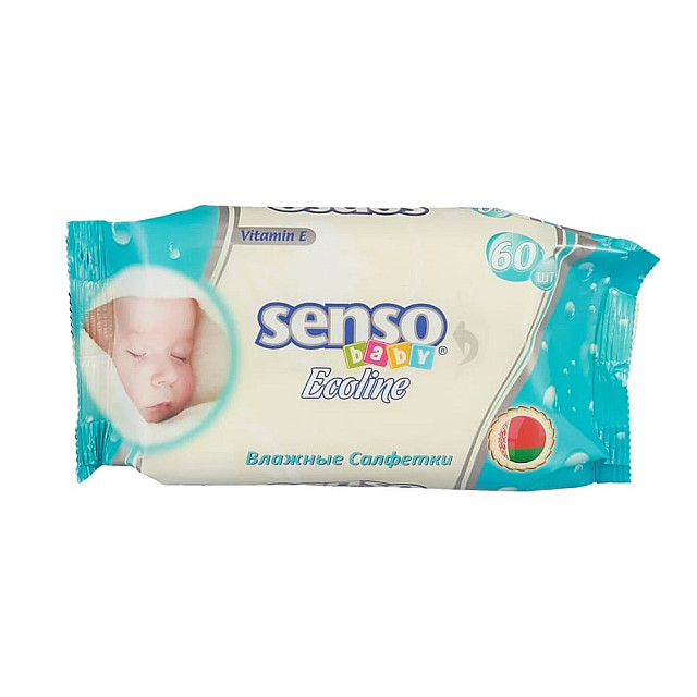 Салфетки влажные для детей Senso Baby Ecoline 60 шт