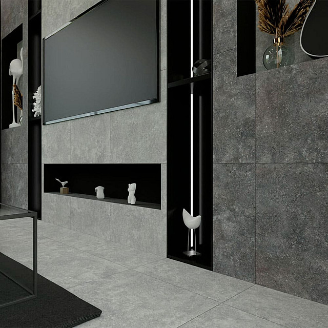 Керамогранит Березакерамика (Belani) Argos GPR 600*600*9.5 мм дымчатый