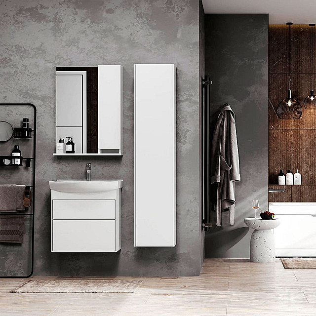 Шкаф Belux Клермонт ПН 35 белый глянцевый