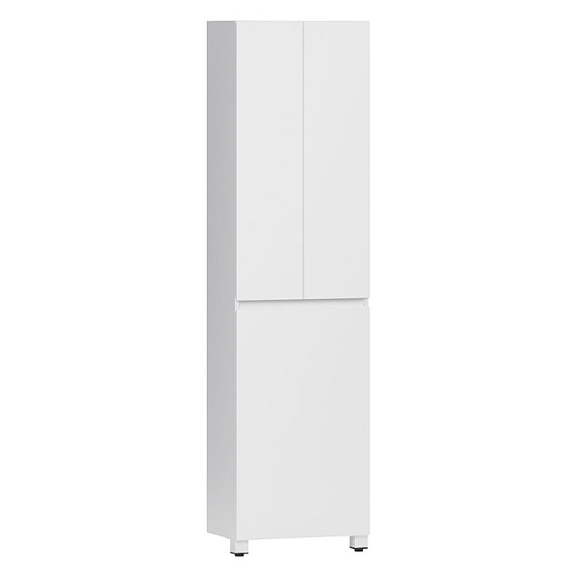 Шкаф Belux Неаполь П 50 К белый глянцевый