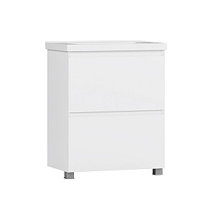 Тумба под умывальник Belux Киото Н 70-02 белый глянцевый