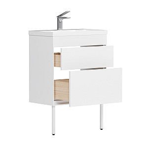 Тумба под умывальник Belux Порто Н 60-02 белый глянцевый