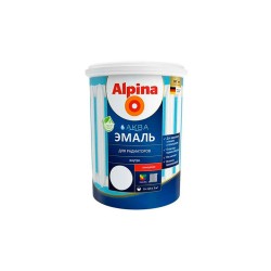 Эмаль Alpina Аква для радиаторов белая 0.9 л