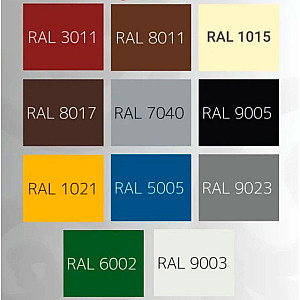 Эмаль Alpina по ржавчине 3 в 1 RAL3011 красно-коричневая 2.5 л