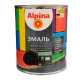 Эмаль универсальная Alpina шелковисто-матовая черная 0.75 л