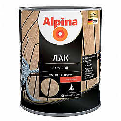 Лак Alpina палубный глянцевый 0.75 л