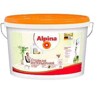 Краска Alpina Стойкая интерьерная База 1 белая 5 л