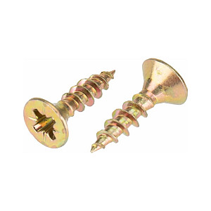 Шуруп универсальный 3.5*20 мм Starfix SMZ1-20400-50 желтый цинк 50 шт