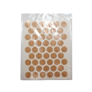 Заглушка самоклеющаяся Starfix SMF-106661 декоративная 14 мм дуб 50 шт