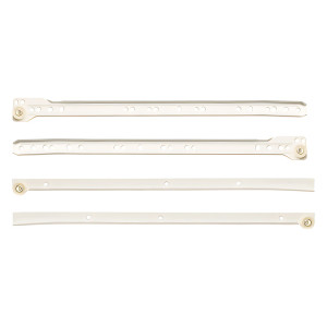 Направляющая роликовая Starfix DS10 SMF-10146 300 мм белая 2 шт