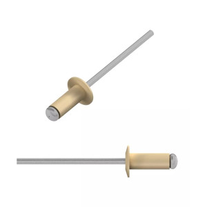 Заклепка вытяжная 3.2*8 мм Starfix SMZ1-54826-50 алюминий/сталь RAL 1015 слоновая кость 50 шт