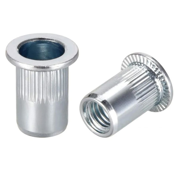 Заклепка резьбовая М6 Starfix SMZ1-61104-25 потай бортик белый цинк 25 шт