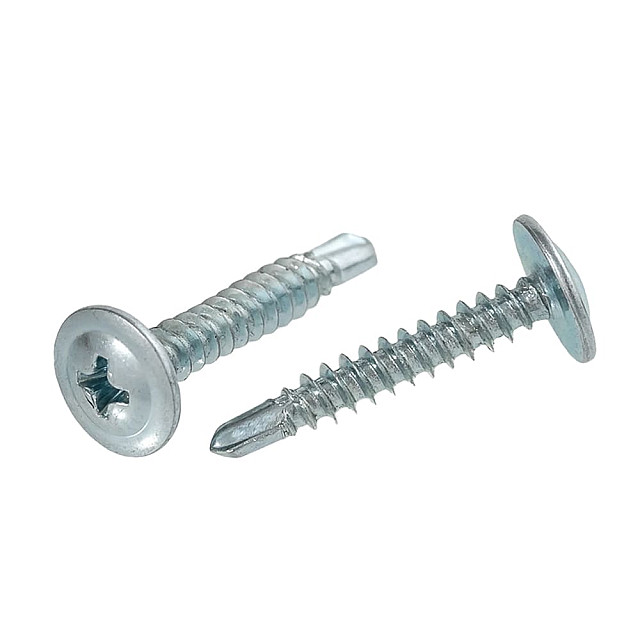 Саморез с прессшайбой 4.2*57 мм Starfix SMZ1-50382-10 цинк со сверлом 10 шт