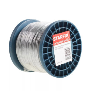 Трос стальной в ПВХ оплетке Starfix SMP-53736-250 М6(5)
