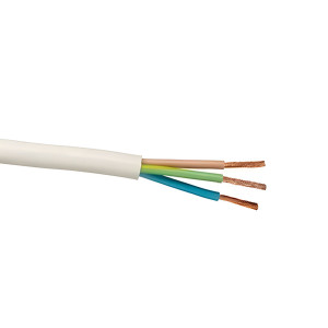 Провод Автопровод ПВС-Т 3*1.5 (2*1.5+1*1.5) белый