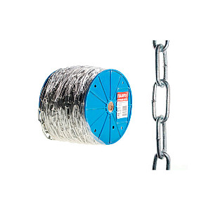 Цепь сварная Starfix SMP-42316-50 длиннозвенная оцинкованная М4 DIN 763