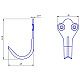 Крючок-вешалка Starfix №2 SMP-51802-1 полимер