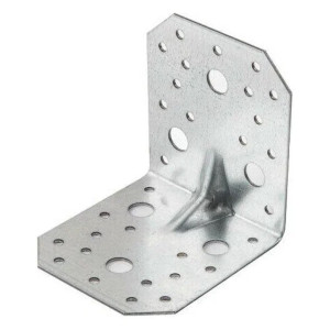 Уголок крепежный Starfix SMP-45798-1 90*100*100 мм С 2.0 мм усиленный белый цинк