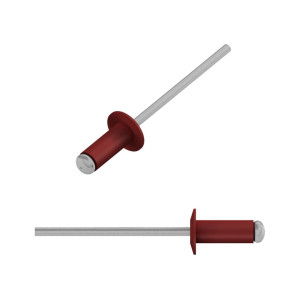 Заклепка вытяжная 4.8*12 мм Starfix SMP2-50190-150 алюминий/сталь RAL 3011 коричнево-красный 25 шт