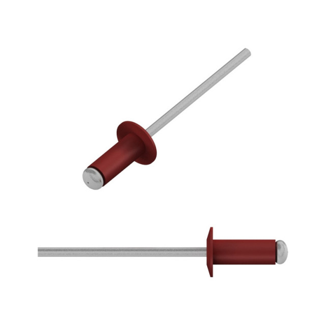 Заклепка вытяжная 4.8*12 мм Starfix SMP2-50190-150 алюминий/сталь RAL 3011 коричнево-красный 25 шт