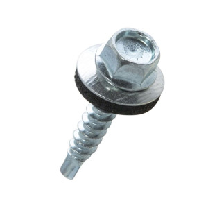 Саморез кровельный 4.8*19 мм Starfix SM-74097-7000 цинк шайба с прокладкой PT3