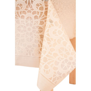 Скатерть-клеенка ажурная Stolima Pina Lace 7006 Элеганс 140 см