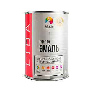 Эмаль Lida ПФ-115 зеленая 1 кг