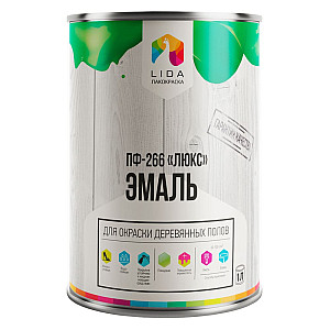 Эмаль Lida ПФ-266 Люкс классическая 1 кг